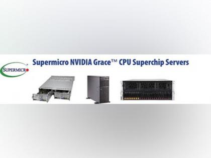 Supermicro to add NVIDIA Grace CPU superchip-based servers to the Industry-Leading Portfolio for HPC, Data Analytics, and Cloud Gaming Applications | Supermicro to add NVIDIA Grace CPU superchip-based servers to the Industry-Leading Portfolio for HPC, Data Analytics, and Cloud Gaming Applications