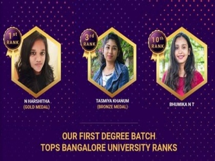 IDeA World Design College ranked first in Bangalore University's ranking list | IDeA World Design College ranked first in Bangalore University's ranking list