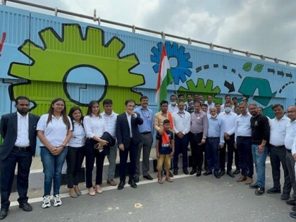 KONE India inaugurates India's largest single wall painting on Sustainable Waste Management in New Delhi | KONE India inaugurates India's largest single wall painting on Sustainable Waste Management in New Delhi