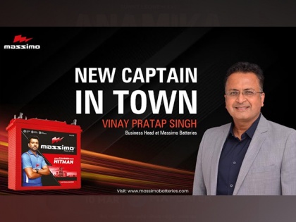 New captain in town: Vinay Pratap Singh joins as the business head at Massimo Batteries | New captain in town: Vinay Pratap Singh joins as the business head at Massimo Batteries