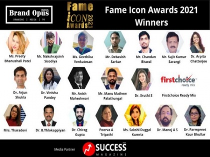 Brand Opus India announces the winners of Fame Icon Awards - 2021 | Brand Opus India announces the winners of Fame Icon Awards - 2021