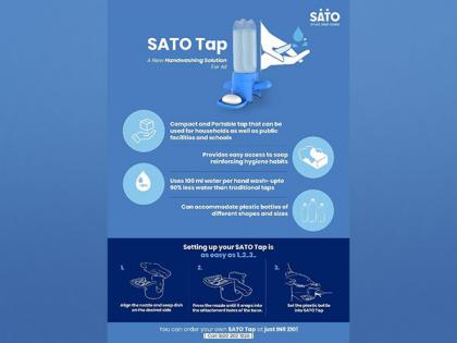 SATO Tap, an award-winning handwashing solution, primed to improve hygiene practices in the country, is now accessible to all | SATO Tap, an award-winning handwashing solution, primed to improve hygiene practices in the country, is now accessible to all