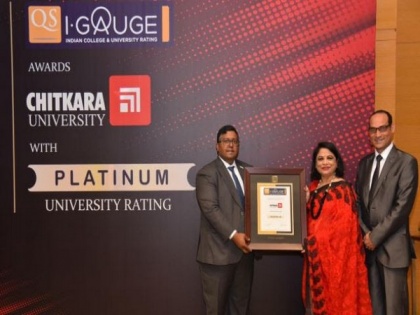 Chitkara University becomes India's first university to get the coveted "Platinum" Rating by QS I-GAUGE | Chitkara University becomes India's first university to get the coveted "Platinum" Rating by QS I-GAUGE