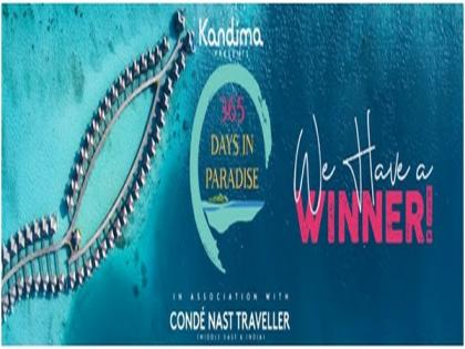 Lucky South African wins a one-year holiday worth Rs 1 crore at Kandima Maldives | Lucky South African wins a one-year holiday worth Rs 1 crore at Kandima Maldives Lucky South African wins a one-year holiday worth Rs 1 crore at Kandima Maldives | Lucky South African wins a one-year holiday worth Rs 1 crore at Kandima Maldives