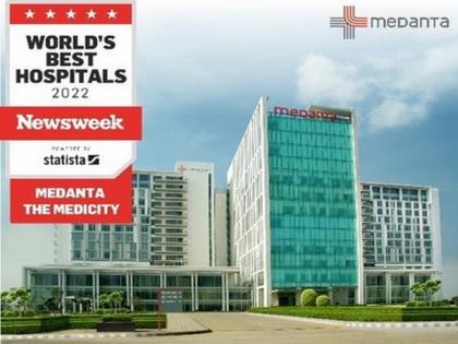 Medanta Gurugram recognized as The Best Private Hospital in India third time in a row in Newsweek World's Best Hospitals 2022 survey | Medanta Gurugram recognized as The Best Private Hospital in India third time in a row in Newsweek World's Best Hospitals 2022 survey