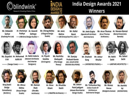 Blindwink in Association with Brandz Magazine Honors the Winners of India Design Awards - 2021 | Blindwink in Association with Brandz Magazine Honors the Winners of India Design Awards - 2021