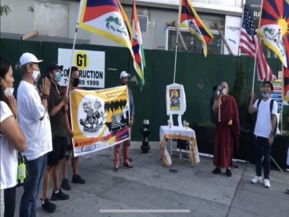 Tibetans hold anti-China protest in New York in solidarity with SSF commando | Tibetans hold anti-China protest in New York in solidarity with SSF commando