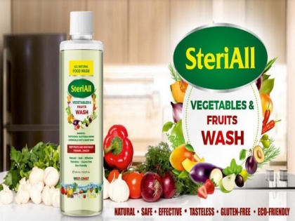 West Coast Pharmaceuticals launches SteriAll Vegetables And Fruits Wash | West Coast Pharmaceuticals launches SteriAll Vegetables And Fruits Wash