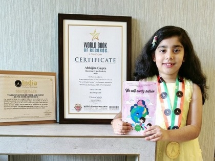 Youngest author to set another World Record for her second book | Youngest author to set another World Record for her second book
