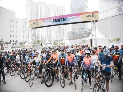 Over 200 residents participate in DLF5 Fitter, a cyclothon held in Gurugram | Over 200 residents participate in DLF5 Fitter, a cyclothon held in Gurugram