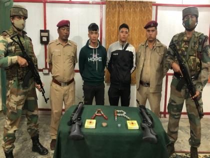 Arms, ammunition recovered across Indo-Myanmar Border, two held | Arms, ammunition recovered across Indo-Myanmar Border, two held