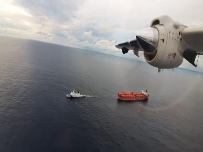 ICG averts oil tanker running aground off Nicobar Islands | ICG averts oil tanker running aground off Nicobar Islands