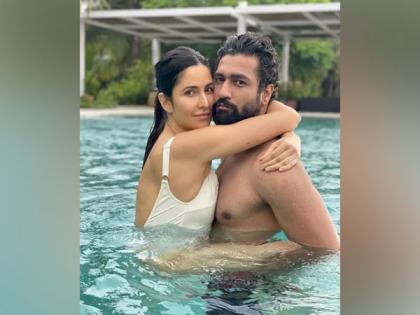 Newlyweds Katrina Kaif, Vicky Kaushal raise temperature with their latest pool picture | Newlyweds Katrina Kaif, Vicky Kaushal raise temperature with their latest pool picture