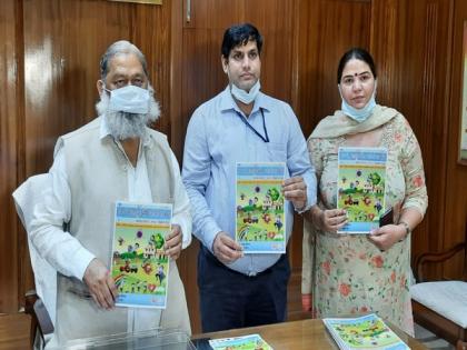 Anil Vij releases comic book to spread awareness about COVID-19 vaccine | Anil Vij releases comic book to spread awareness about COVID-19 vaccine