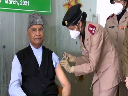 President Kovind receives first dose Of COVID-19 vaccine at Army Hospital in Delhi | President Kovind receives first dose Of COVID-19 vaccine at Army Hospital in Delhi