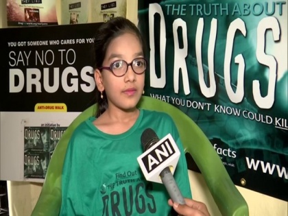 10-year-old girl from Hyderabad campaigns for a drug-free world | 10-year-old girl from Hyderabad campaigns for a drug-free world