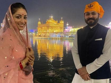 Yami Gautam seeks divine blessings at Golden Temple with husband Aditya Dhar | Yami Gautam seeks divine blessings at Golden Temple with husband Aditya Dhar