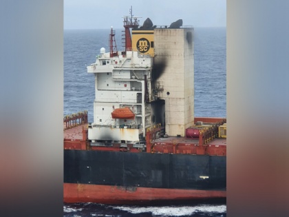 Indian Coast Guard rushes to help container ship MSC Messina on fire | Indian Coast Guard rushes to help container ship MSC Messina on fire