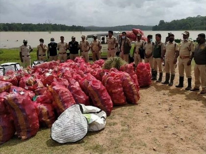 Forest dept staff, locals clear two tonnes of plastic waste from Kabini backwaters in Karnataka | Forest dept staff, locals clear two tonnes of plastic waste from Kabini backwaters in Karnataka