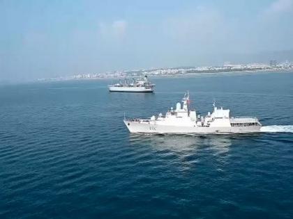 Indian Navy welcomes foreign warships arriving for MILAN 2022 | Indian Navy welcomes foreign warships arriving for MILAN 2022