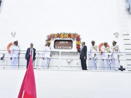 Indian Coast Guard Ship 'Saksham' dedicated to nation on Wednesday in Goa | Indian Coast Guard Ship 'Saksham' dedicated to nation on Wednesday in Goa