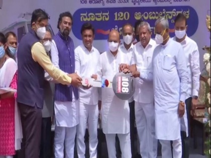 Karnataka CM inaugurates 120 advanced life support ambulances | Karnataka CM inaugurates 120 advanced life support ambulances