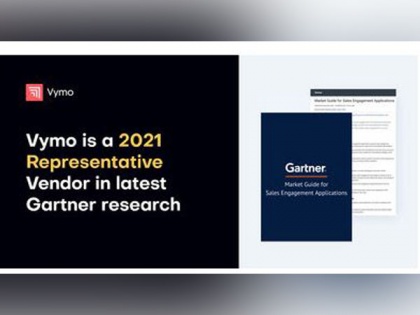 Vymo has been recognized by Gartner® as a Representative Vendor in 2021 Gartner Market Guide for Sales Engagement Applications | Vymo has been recognized by Gartner® as a Representative Vendor in 2021 Gartner Market Guide for Sales Engagement Applications