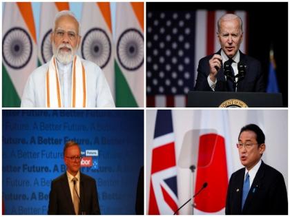Quad leaders to exchange views on developments in Indo-Pacific, discuss global issues | Quad leaders to exchange views on developments in Indo-Pacific, discuss global issues Quad leaders to exchange views on developments in Indo-Pacific, discuss global issues | Quad leaders to exchange views on developments in Indo-Pacific, discuss global issues