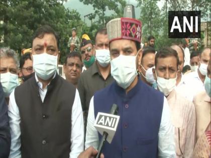 Anurag Thakur pays tribute at Shaheed Sthal in Bilaspur, says Himachal Pradesh also known as 'Veerbhoomi' | Anurag Thakur pays tribute at Shaheed Sthal in Bilaspur, says Himachal Pradesh also known as 'Veerbhoomi'