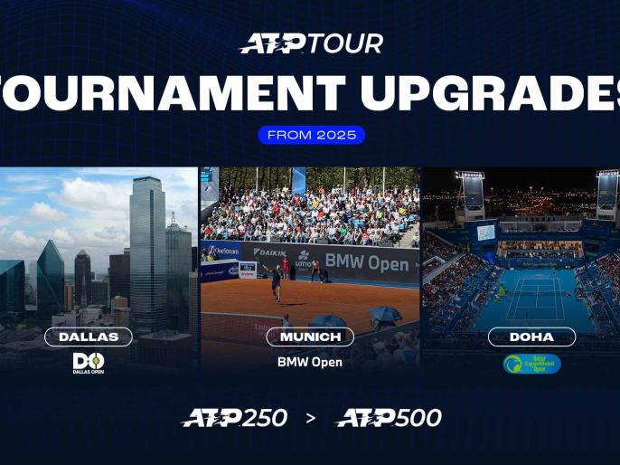 Dallas, Doha & Munich upgraded To ATP 500 tournaments from 2025 www