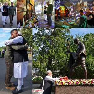 Russia-Ukraine war in focus as PM Modi and Zelensky begin discussions in  Kyiv - www.lokmattimes.com