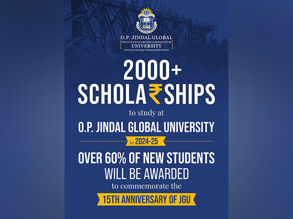 2000 Scholarships Announced By O P Jindal Global University For 2024