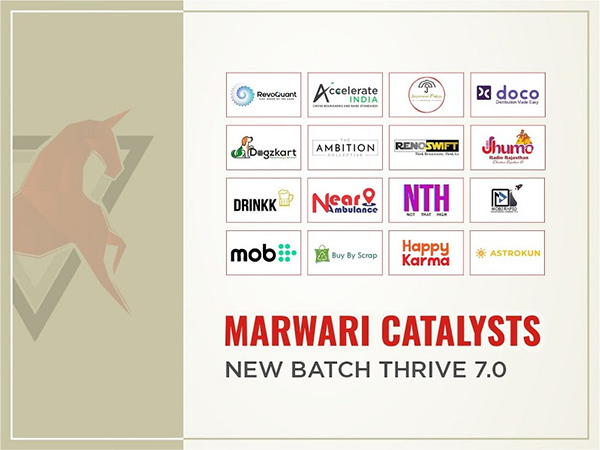 Marwari Catalysts Reveals, New Batch Thrive 7.0, 16 Startups from ...