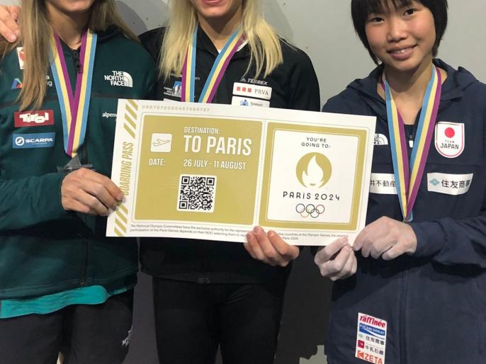 Olympic climbing champion Garnbret books her ticket to Paris 2024 www