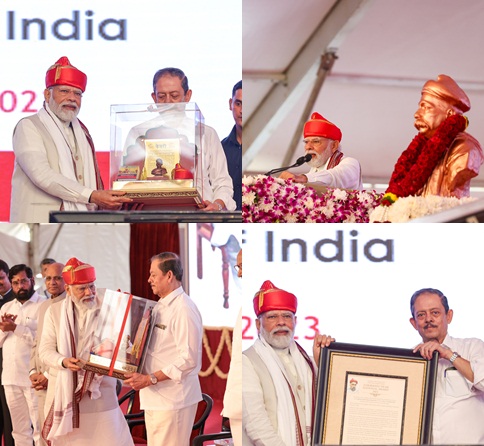 Pm Modi Conferred Lokmanya Tilak Award Donates It To Ganga Project