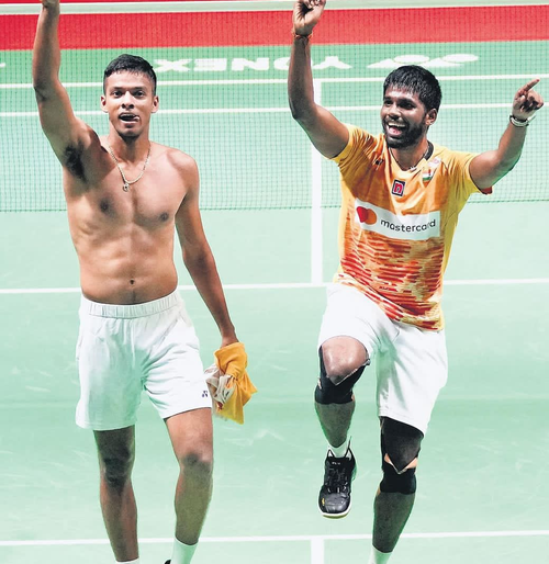 Badminton: Satwik-Chirag claims top spot in latest men’s doubles BWF rankings
