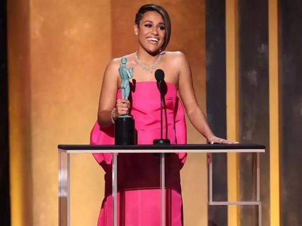 SAG winner Ariana DeBose talks about shattering glass ceiling in