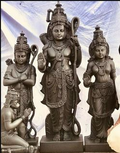 Ram Lalla Idol Installed at Ram Mandir Complex in Ayodhya After Over ...