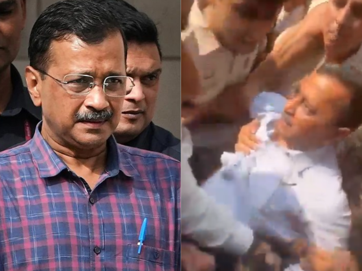 Arvind Kejriwal Detained During Protest Against CEC Gyanesh Kumar in ...