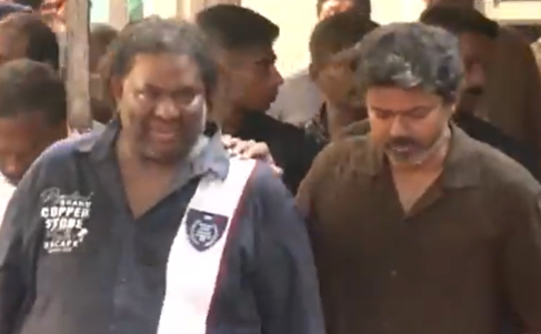 Deva Cass CM Vijay Pays Last Respects to Veteran Music Composer Deva, Consoles ...