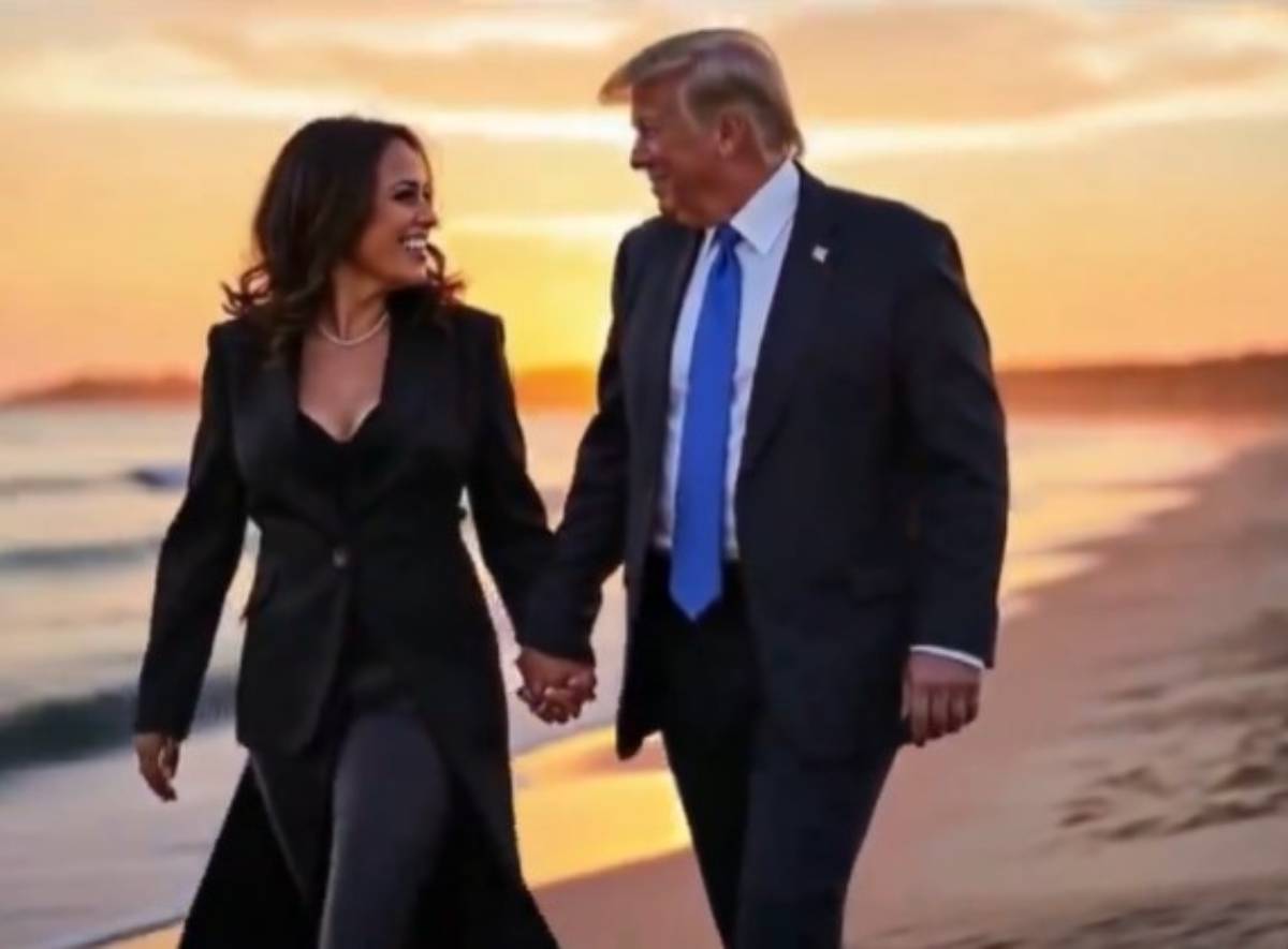 Donald Trump and Kamala Harris: Romance? Elon Musk's AI startup makes hilarious video