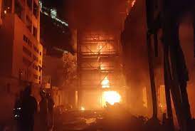 Maharashtra: Massive fire breaks out at commercial complex in Thane ...