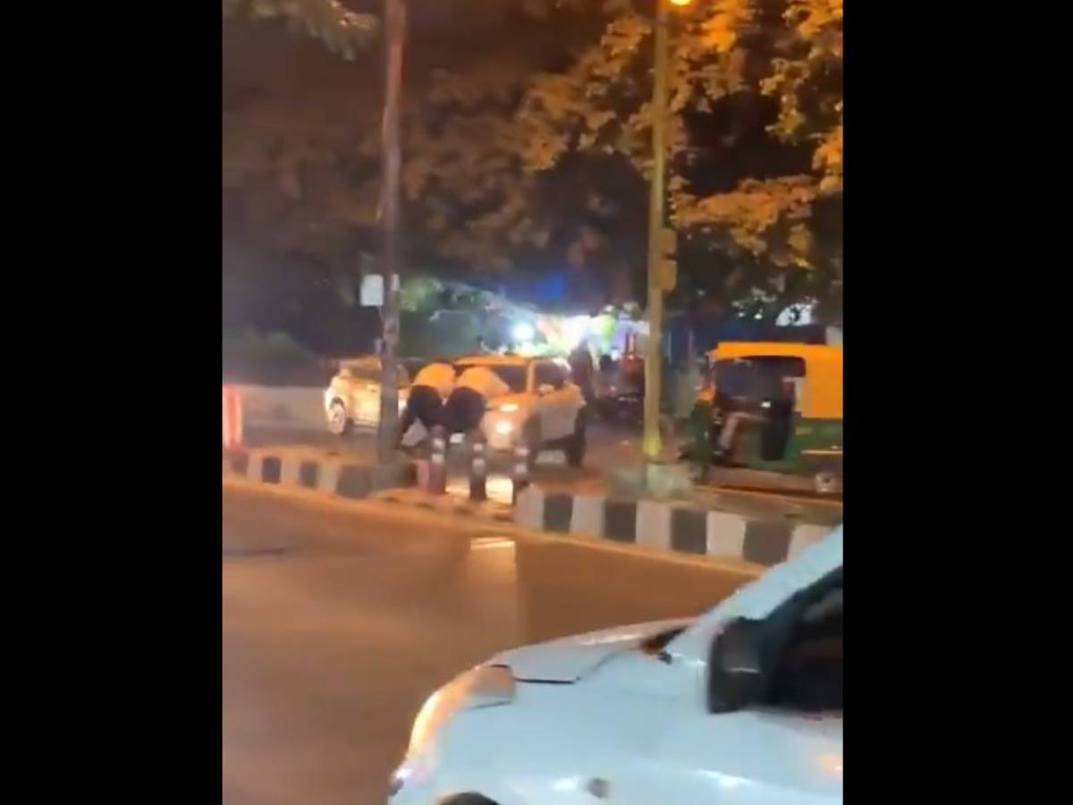 Delhi HitandRun Case Unruly Driver Drags Two Traffic Cops on Car’s