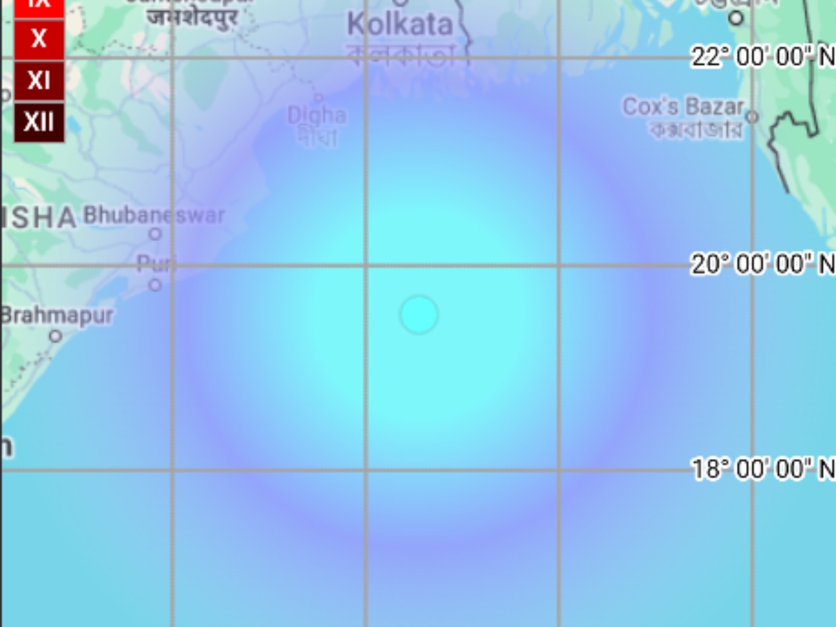 Earthquake of Magnitude 5.1 Strikes Bay of Bengal; Tremors Felt in West Bengal and Odisha - www.lokmattimes.com