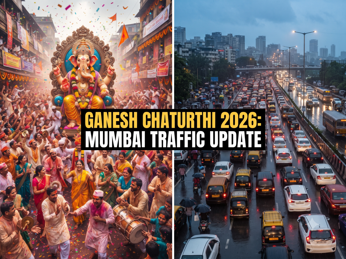 Ganeshotsav 2026: Mumbai Traffic Restrictions, Route Diversions And Travel Advisory Issued For Ganesh Chaturti