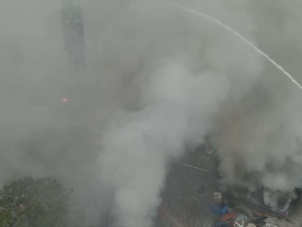 Hong Kong Fire Video: Four Killed, 12 Injured After Massive Blaze ...