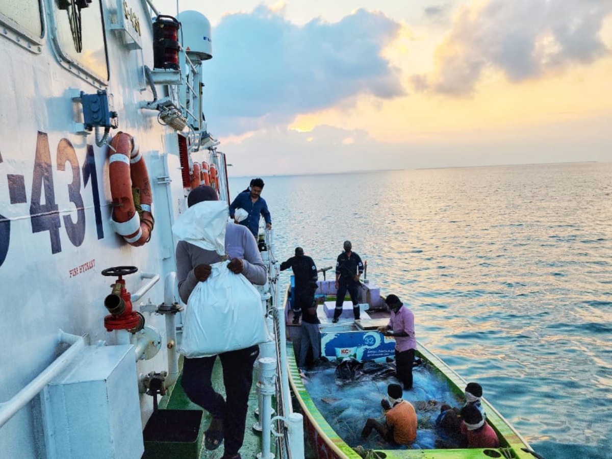 Indian Coast Guard Seizes 99 kg of Hashish Worth Rs 108 Crores