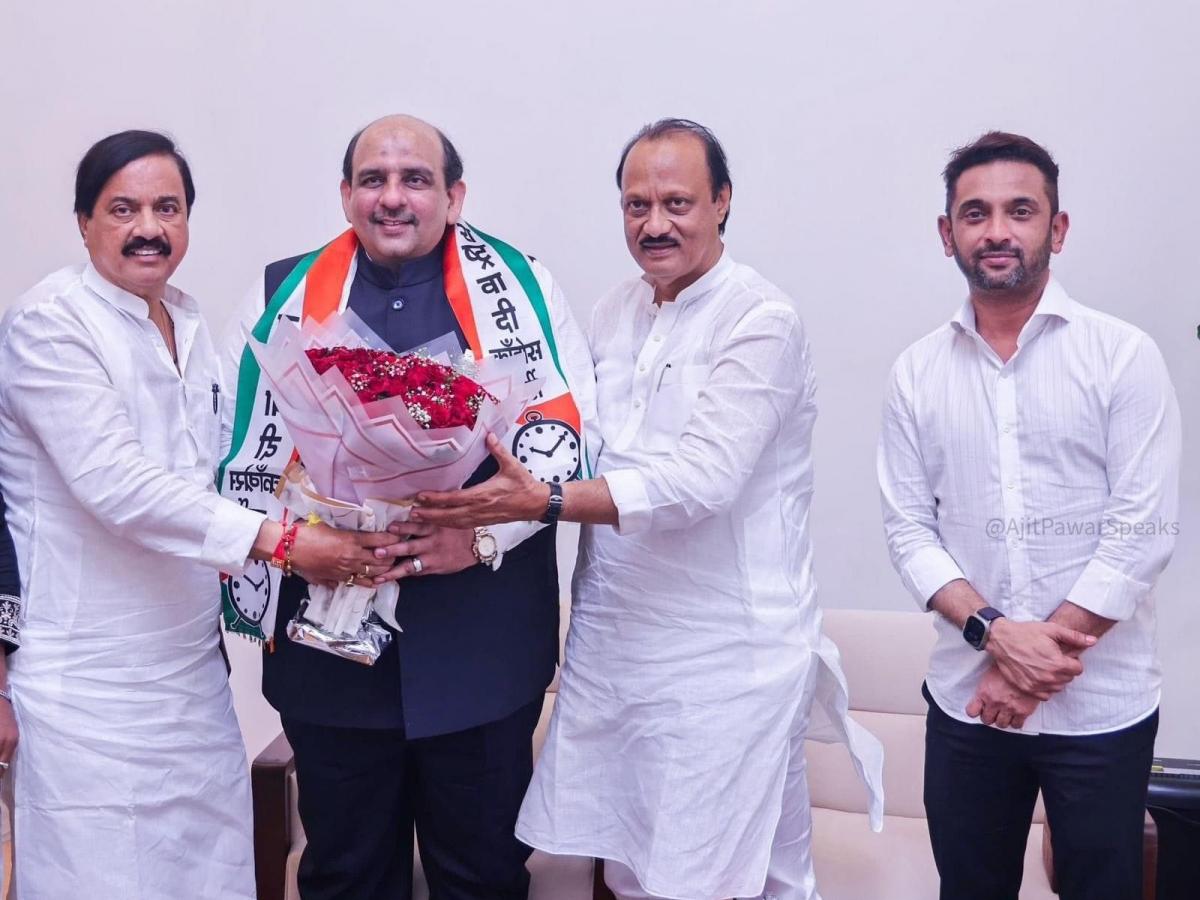 Pc Javed Rind Mumbai Congress General Secretary Javed Shroff Joins NCP in Presence of ...