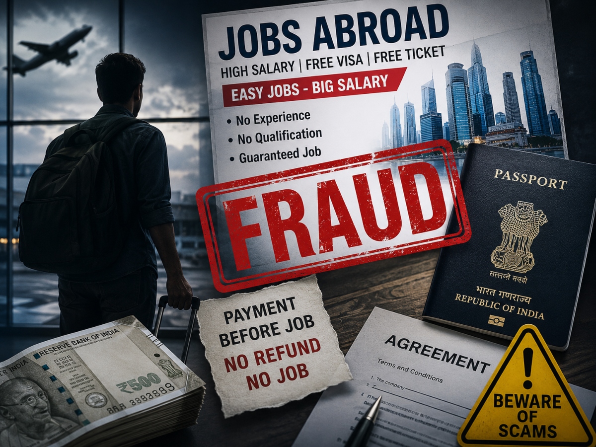 Kalyan: Over 130 Job Aspirants Duped of Rs 52.68 Lakh by Promising Jobs Abroad; 8 Booked