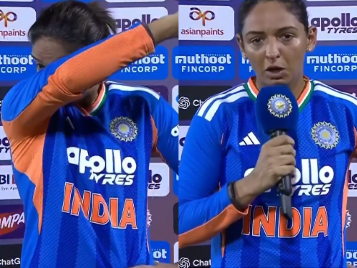 just wanted to harmanpreet kaur breaks down in tears after 91 run knock in first interview since stepping down as india captain video 2026101152157